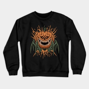 Spider Pumpkin Monster Crewneck Sweatshirt